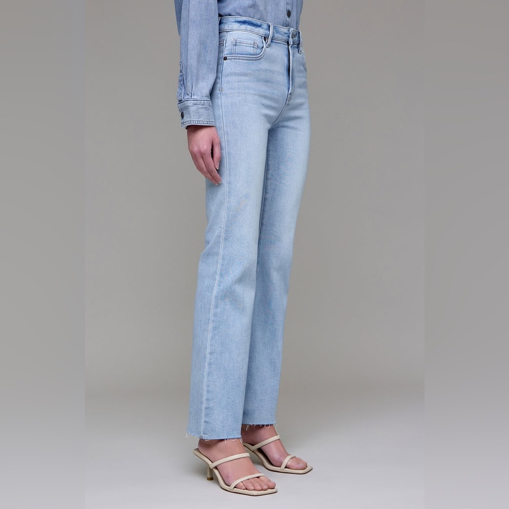 Hidden Los Angeles NEW Light Wash Jeans Bootcut Inside Slit High Waist Size 30 - Picture 3 of 10